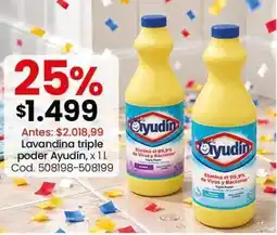 Coto Lavandina triple poder, x 1l cod. 508198-508199 oferta