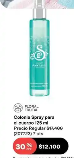 Avon Fantasy - colonia spray para el cuerpo 125 ml (207723) oferta