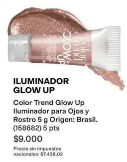 Avon Origen - iluminador glow up (158682) oferta