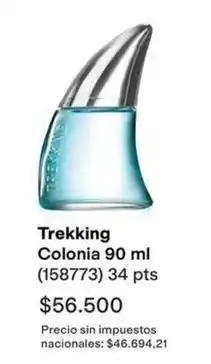 Avon Trekking colonia 90 ml (158773) 34 pts oferta