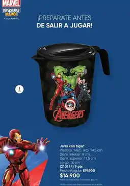 Avon Marvel - jarra con tapa oferta