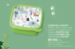 Avon Contenedor cuadrado oferta