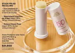 Avon Anew - protector solar facial stick fps 50 14 g oferta