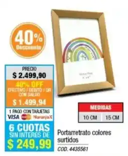 Rio Shop Deco Portarretrato colores surtidos oferta