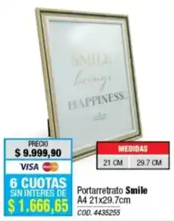 Rio Shop Deco Smile portarretrato oferta