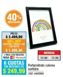 Rio Shop Deco Portarretrato colores surtidos oferta