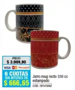 Rio Shop Deco Jarro mug recto estampado oferta