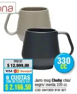 Rio Shop Deco Chuby jarro mug oferta