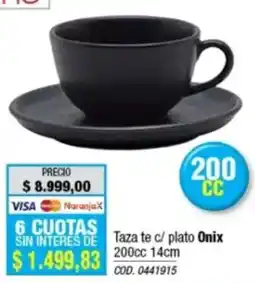 Rio Shop Deco Onix taza te c/ plato oferta
