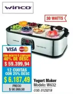 Rio Shop Deco Winco yogurt maker oferta