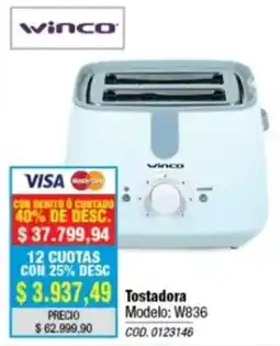 Rio Shop Deco Winco tostadora oferta