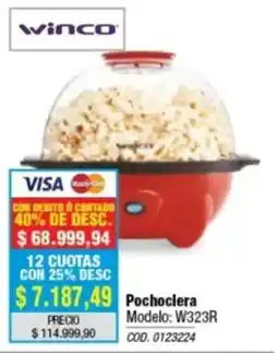Rio Shop Deco Winco pochoclera oferta