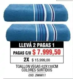 Rio Shop Deco Vegas toallon oferta