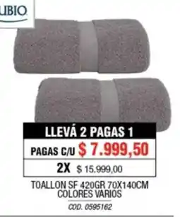 Rio Shop Deco Clubio toallon sf oferta