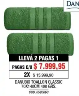 Rio Shop Deco Danubio toallon classic oferta
