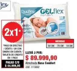 Rio Shop Deco Duoflex almohada nasa comfort oferta