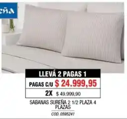 Rio Shop Deco Sureña sabanas 2 1/2 plaza 4 plazas oferta