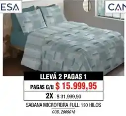 Rio Shop Deco Cana sabana microfibra full oferta