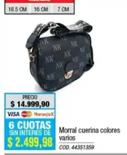 Rio Shop Deco Morral cuerina colores varios oferta
