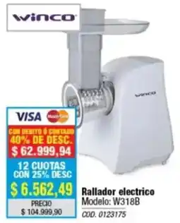 Rio Shop Deco Winco rallador electrico oferta