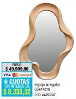 Rio Shop Deco Espejo irregular oferta