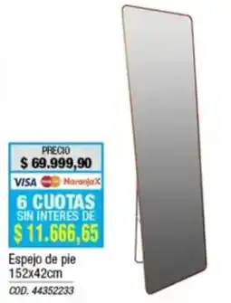 Rio Shop Deco Espejo de pie oferta