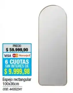 Rio Shop Deco Espejo rectangular oferta