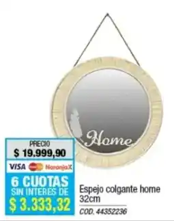 Rio Shop Deco Home espejo colgante oferta