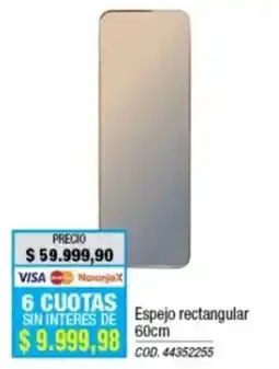 Rio Shop Deco Espejo rectangular oferta