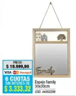 Rio Shop Deco Espejo family oferta
