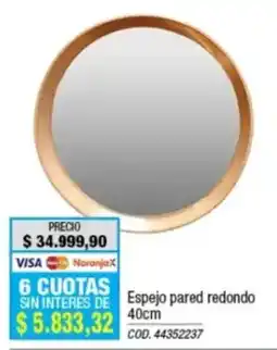 Rio Shop Deco Espejo pared redondo oferta