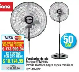 Rio Shop Deco Ventilador de pie oferta