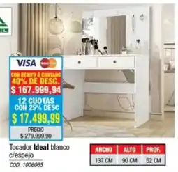 Rio Shop Deco Ideal tocador blanco oferta