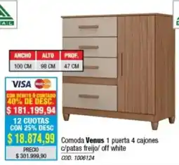 Rio Shop Deco Comoda venus oferta