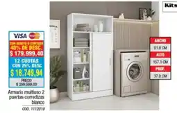 Rio Shop Deco Kits armario multiuso 2 puertas corredizas blanco oferta