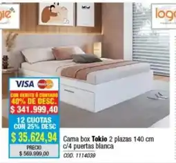 Rio Shop Deco Tokio cama box 2 plazas oferta