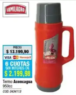 Rio Shop Deco Lumilagro termo aconcagua oferta
