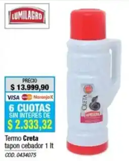 Rio Shop Deco Lumilagro termo creta oferta