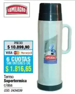 Rio Shop Deco Lumilagro termo supertermica c/asa oferta