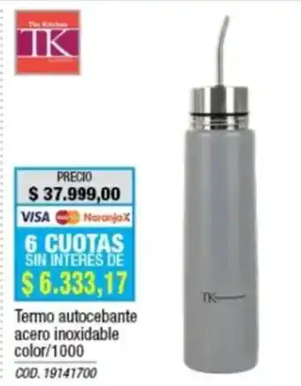 Tk termo autocebante acero inoxidable color/1000