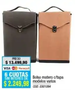 Rio Shop Deco Bolso matero c/tapa oferta