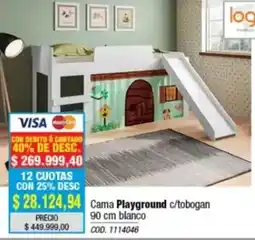 Rio Shop Deco Cama playground c/tobogan oferta