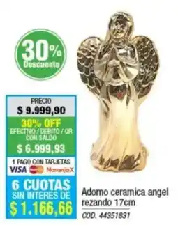 Rio Shop Deco Adorno ceramica angel oferta