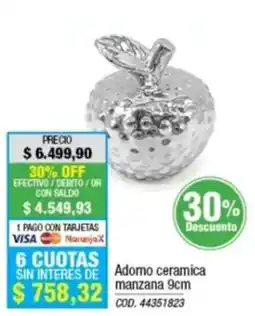 Rio Shop Deco Adorno ceramica manzana oferta