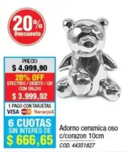 Rio Shop Deco Adorno ceramica oso oferta