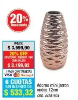 Rio Shop Deco Adomo mini jarron oferta