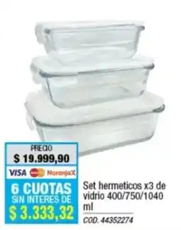 Rio Shop Deco Set hermeticos oferta