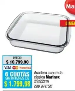 Rio Shop Deco Marinex asadera cuadrada clasica oferta