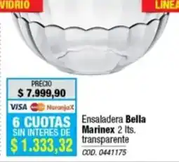Rio Shop Deco Marinex ensaladera bella transparente oferta