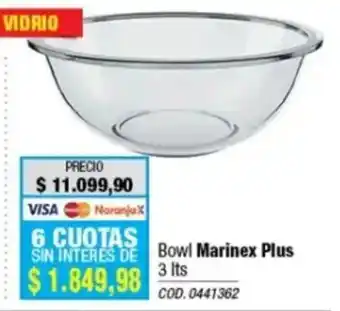 Marinex Plus bowl